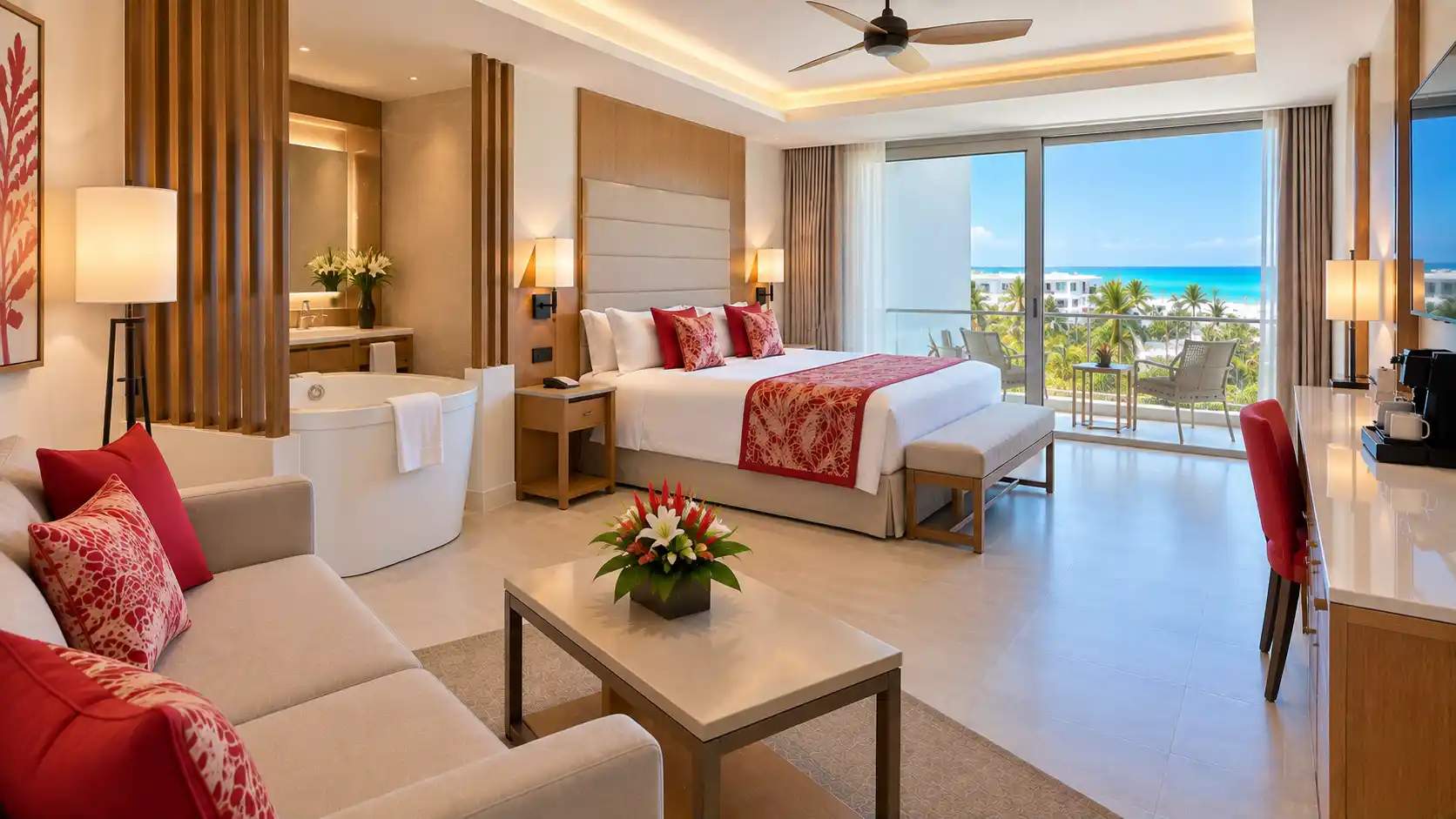 Jr. Suite with partial sea view